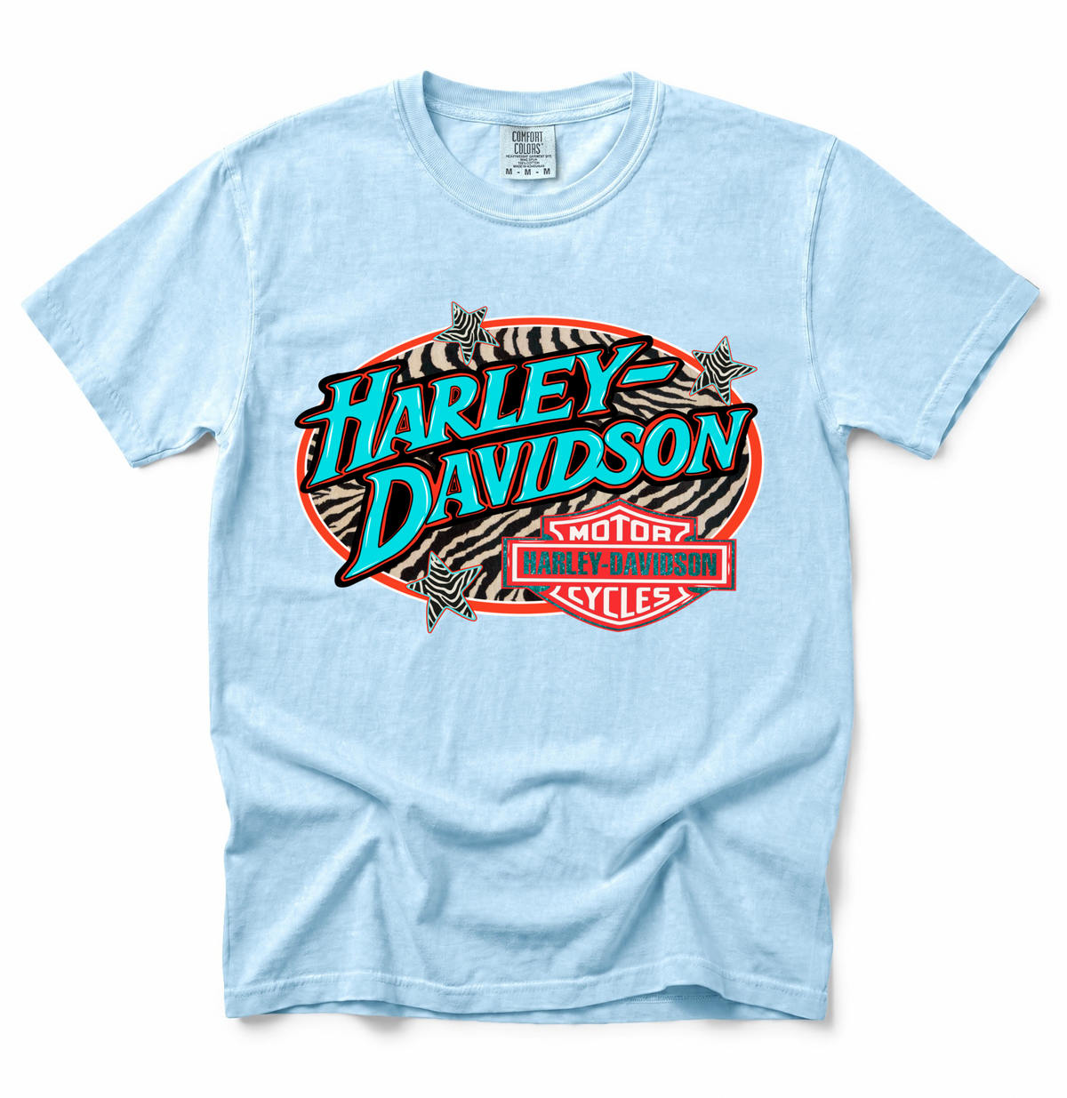 Zebra Harley COMFORT COLORS TEE