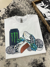 Load image into Gallery viewer, Turquoise &amp; Monster TEE or CREWNECK
