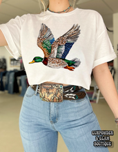 Load image into Gallery viewer, Faux Rhinestone Mallard TEE or CREWNECK
