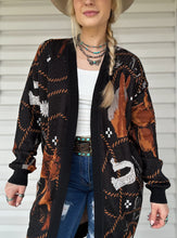 Load image into Gallery viewer, Spurs &amp; Saddles Cardigan
