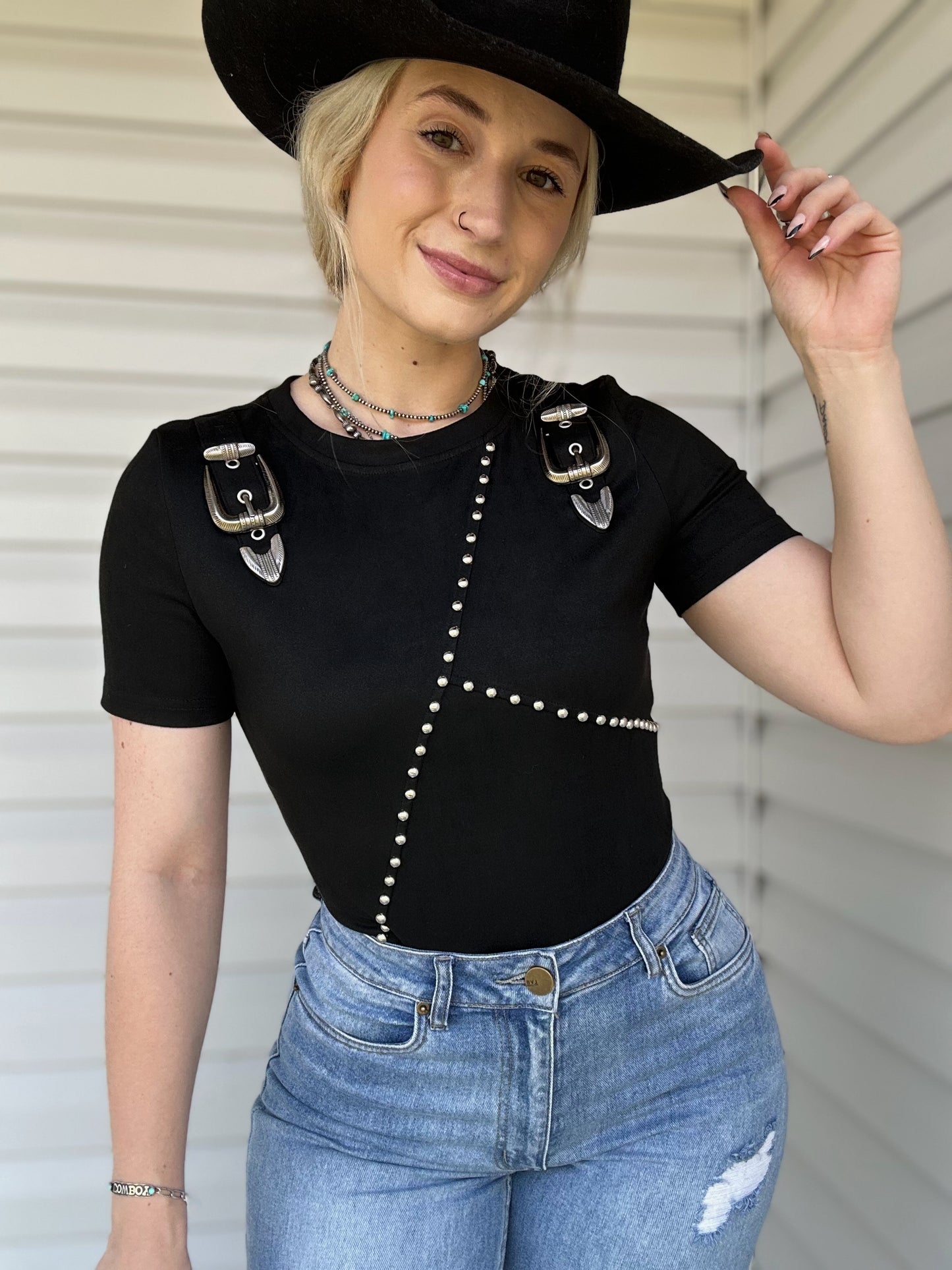 Western Buckle Bodysuit