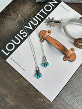 Load image into Gallery viewer, Turquoise Lock Necklace

