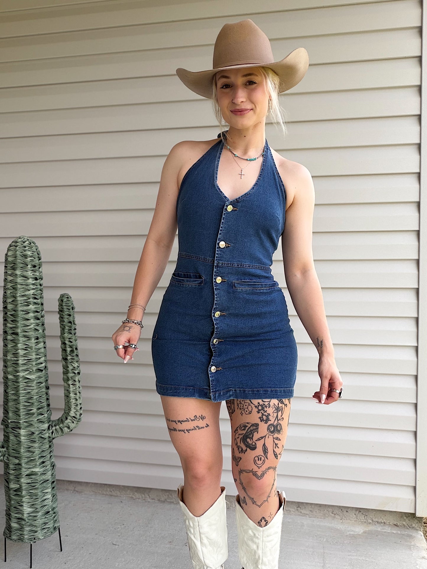 The Bluebell Denim Dress