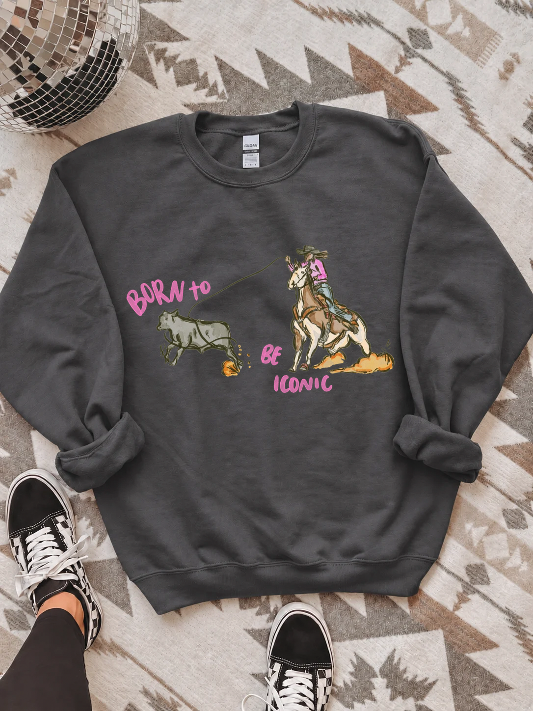 Iconic Cowgirl Crewneck
