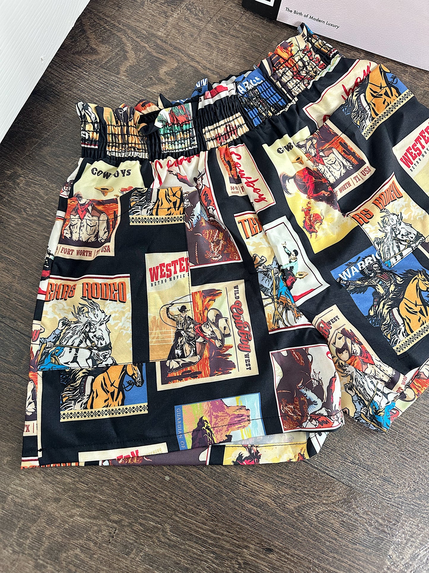 Vintage Rodeo Poster Shorts