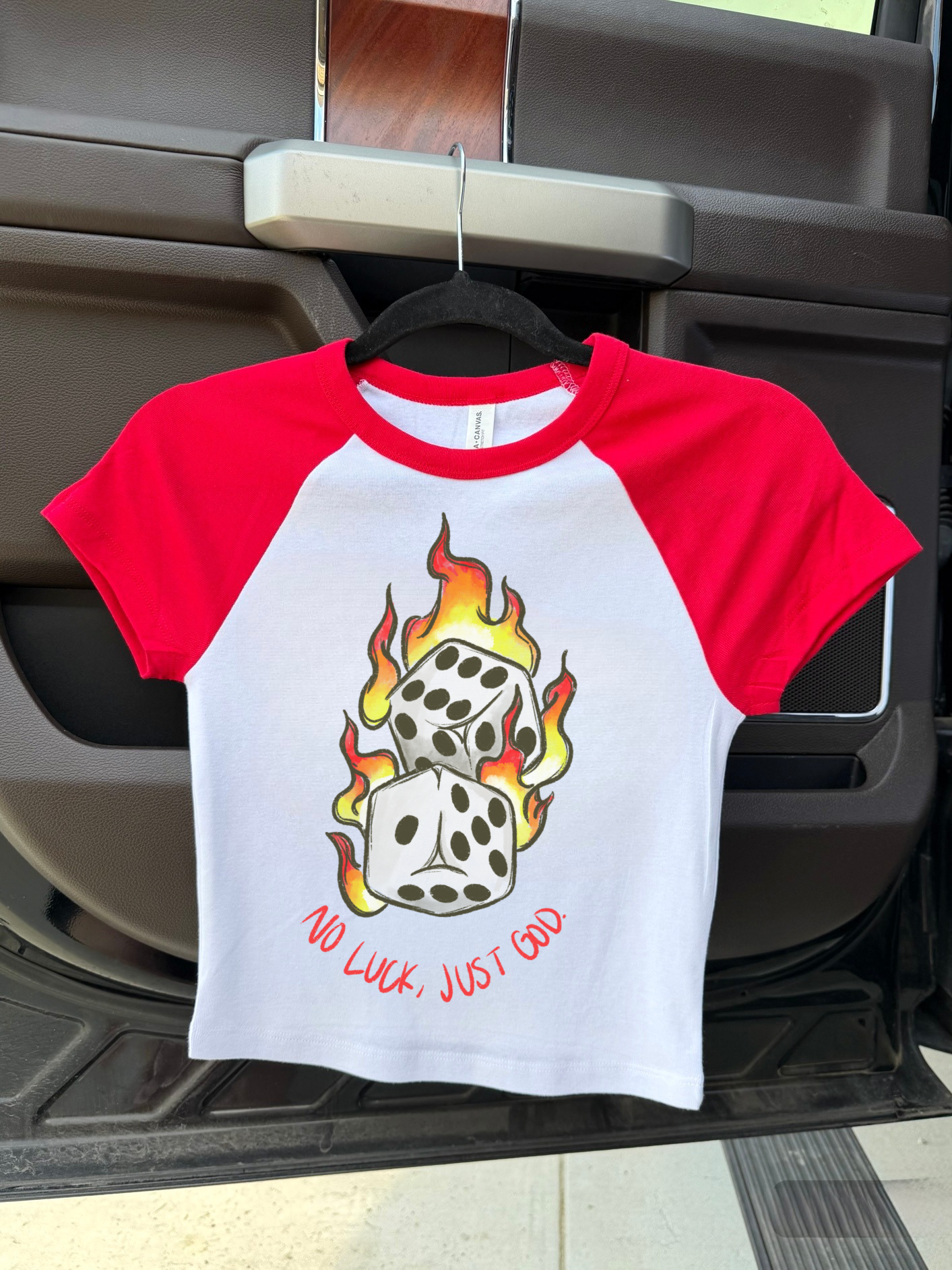 No Luck, Just God Baby Tee