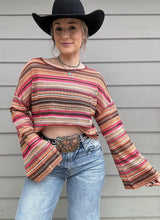 Load image into Gallery viewer, The Boho Stripped Sweater
