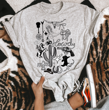 Load image into Gallery viewer, Howdy Collage TEE or CREWNECK
