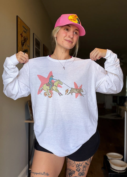 Cowgirl Roundup Long Sleeve Tee
