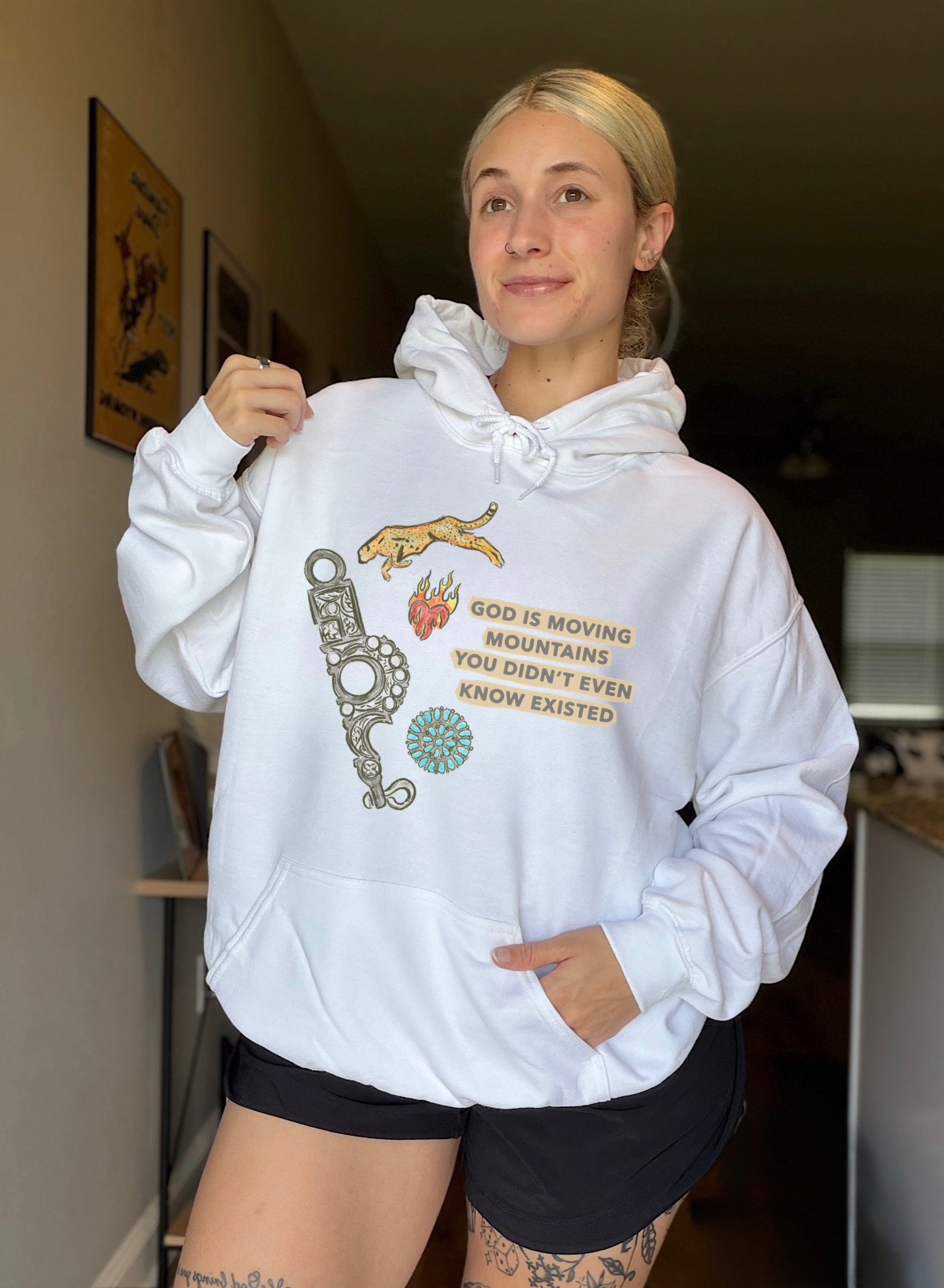 God Is Moving Mountains Hoodie