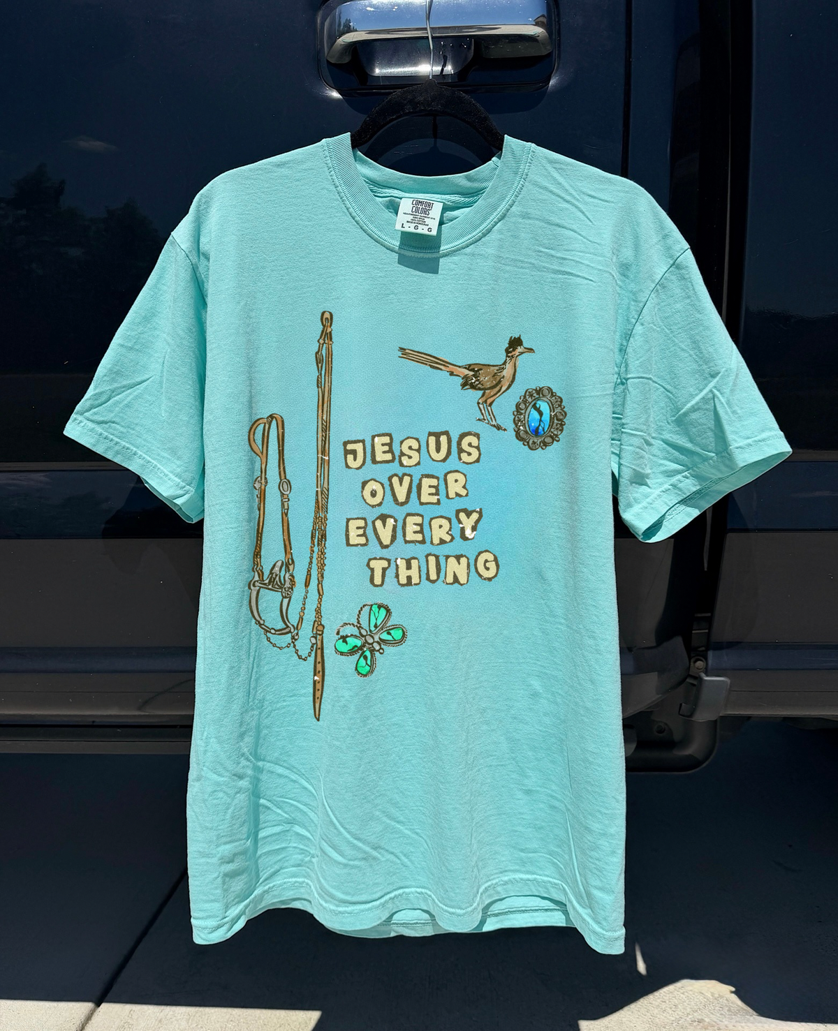Jesus Over Everything COMFORT COLORS TEE