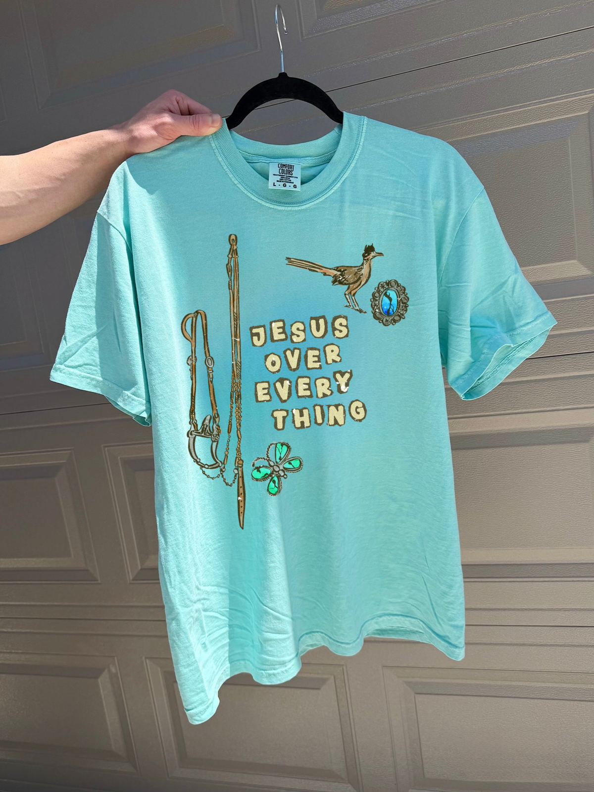 Jesus Over Everything COMFORT COLORS TEE