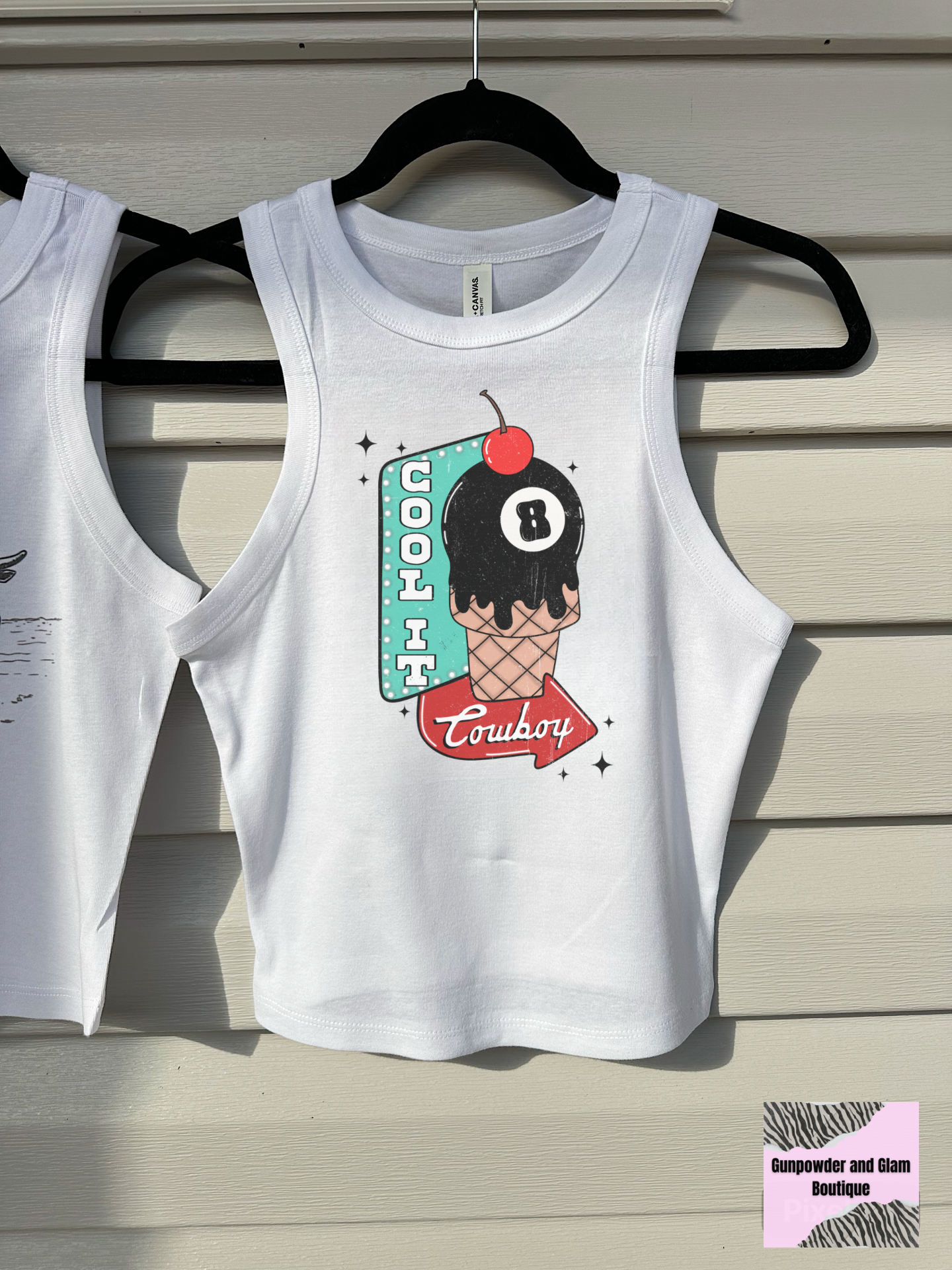 Cool It Cowboy Cropped Tank