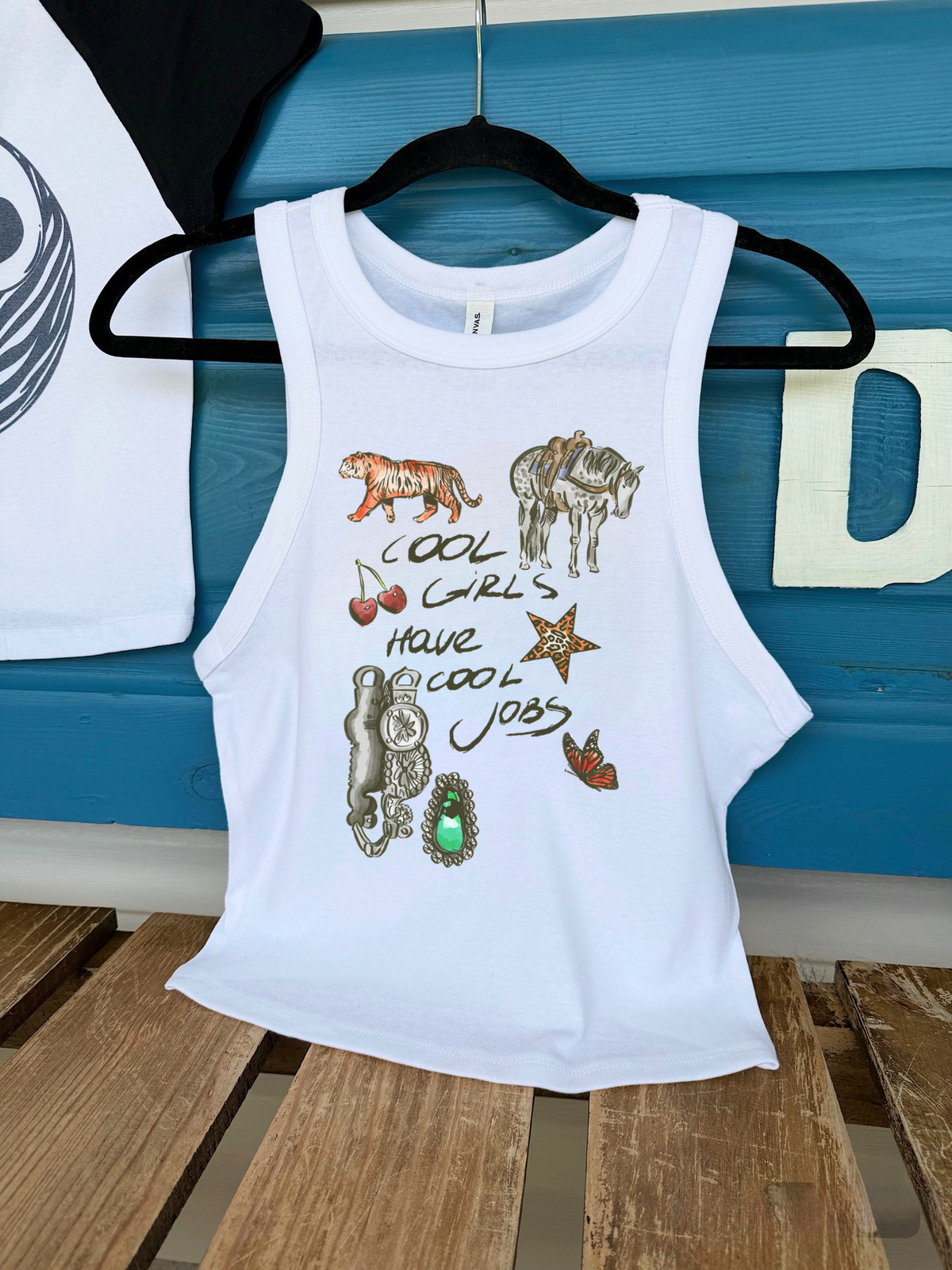 Cool Girls, Cool Jobs Cropped Tank