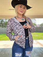 Load image into Gallery viewer, Rodeo Time Zip Up Hoodie
