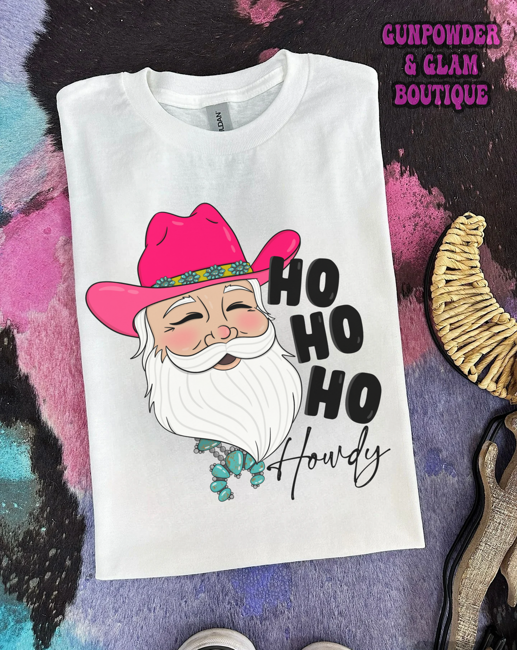 Ho Ho Ho Howdy Tee or Crewneck