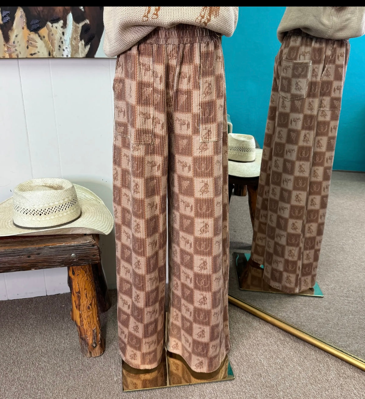 The Cowboy Check Pants