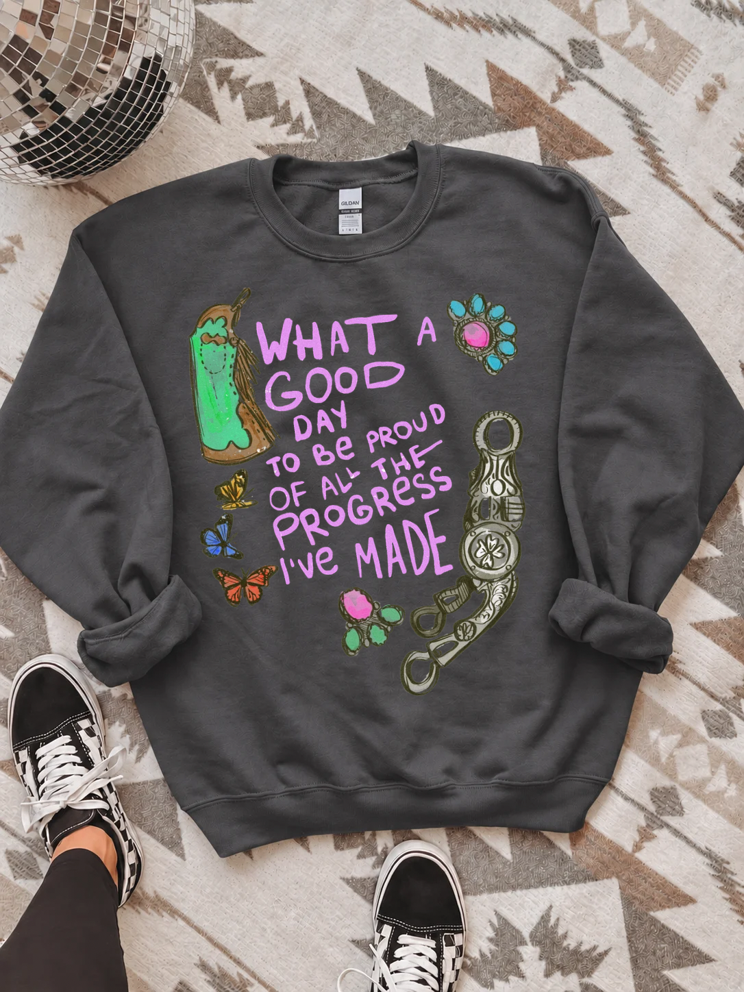 What A Good Day Crewneck