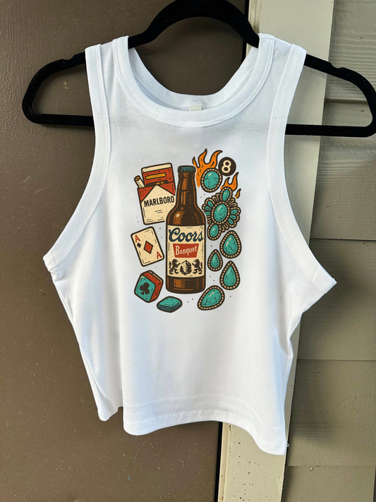 Cowboy Essentials Cropped Tank