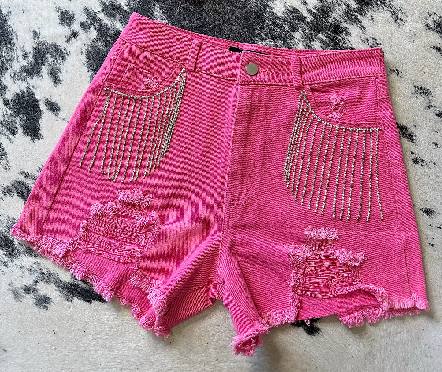 The Glam Shorts (Hot Pink)
