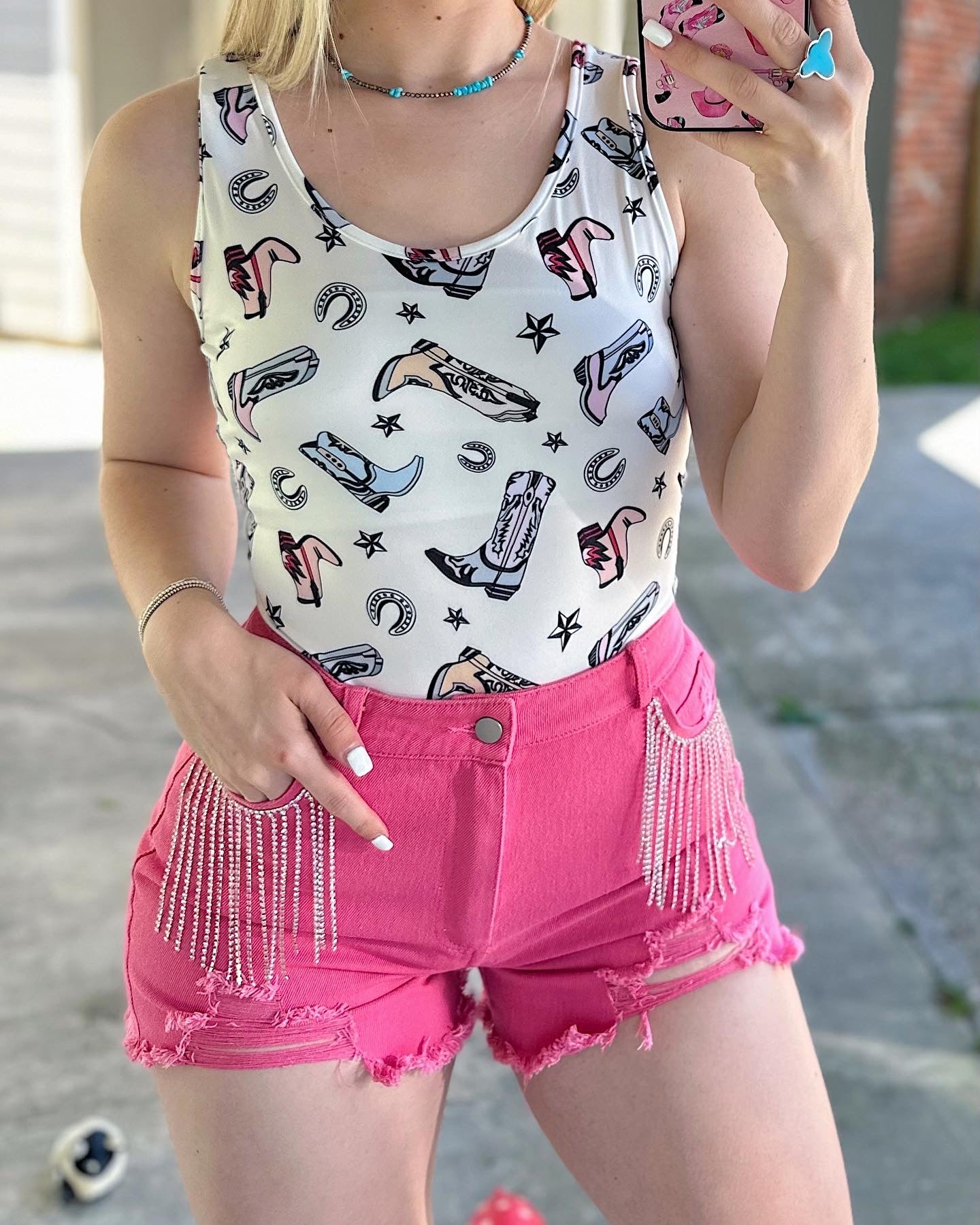 The Glam Shorts (Hot Pink)