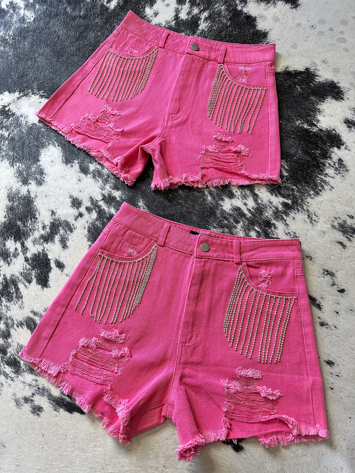 The Glam Shorts (Hot Pink)