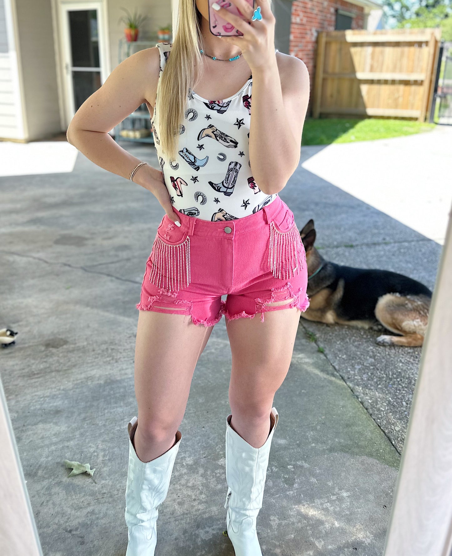 The Glam Shorts (Hot Pink)
