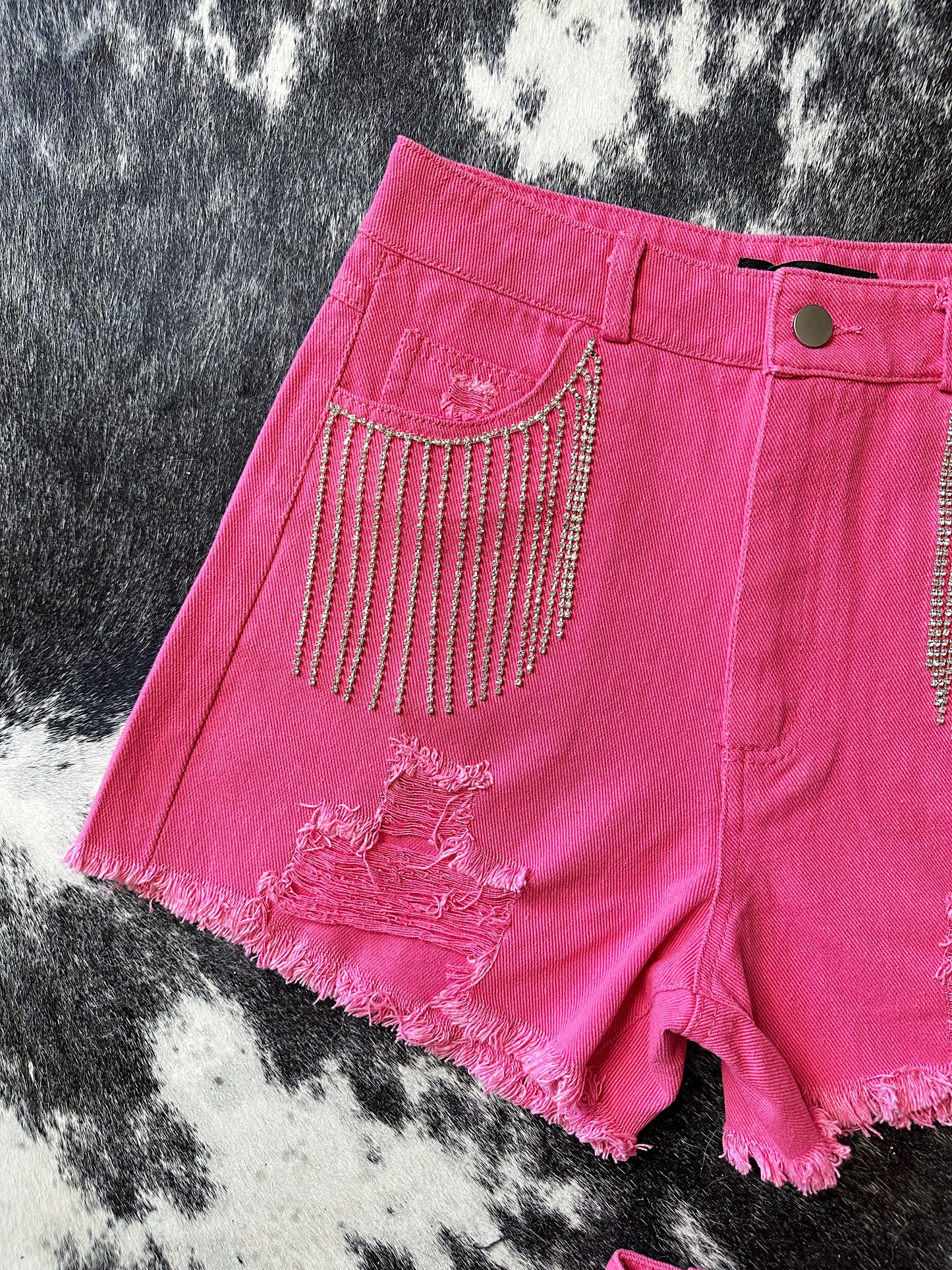 The Glam Shorts (Hot Pink)