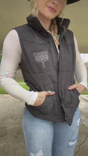 Load and play video in Gallery viewer, Boot Stitch Puffer Vest
