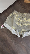 Load and play video in Gallery viewer, Camo Cuffed Shorts
