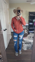 Load and play video in Gallery viewer, Boot Stitch Quarter Zip (Rust)
