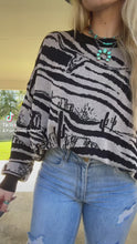 Load and play video in Gallery viewer, Wild West Zoo Sweater
