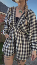 Load and play video in Gallery viewer, The Plaid Romper
