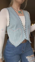 Load and play video in Gallery viewer, 4 The Love Of Denim Vest
