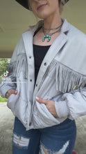 Load and play video in Gallery viewer, Fringe Puffer Jacket
